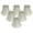 White, Set of 6, variant on Royal Designs, Inc. True Bell Clip On Chandelier Shade CS-202RED-6, Red, 3 x 6 x 4.25, Pack of 6
