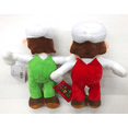 thumbnail image 2 of Super Mario Stuffed Animals & Plush Toys, Fire Mario and Luigi, 12", 2 Pack, 2 of 2
