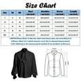thumbnail image 2 of Bcfgryg Male Vintage Court Shirt Turn Down Collar Hem Long Sleeve Puff Sleeve Shirt Business Shirts Men, 2 of 5