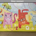 thumbnail image 6 of Ambesonne Birthday Party Place Mats Set of 4, Farm Barn Animals, Standard Size, Multicolor, 6 of 6
