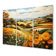 thumbnail image 2 of Designart "Farm Harvest Euphony Pastoral III" Farm Metal Wall Art Set, 2 of 5