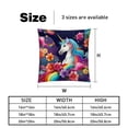 thumbnail image 5 of Robot Unicorn Attack with Unique Patterns Covers - Set of 2 Throw Pillows for Home Decor - Available in 16x16, 18x18, 20x20 Inches for Various Occasions, 5 of 6
