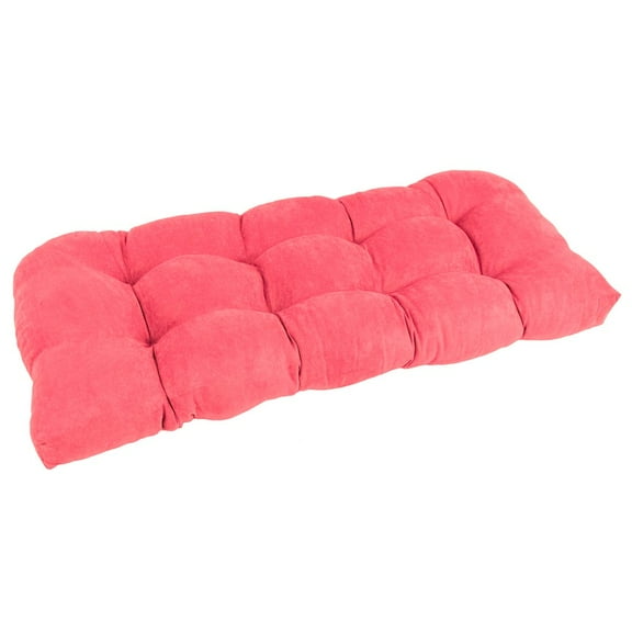Blazing Needles 42-inch by 19-inch U-Shaped Microsuede Tufted Settee/Bench Cushion