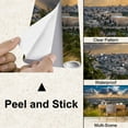thumbnail image 4 of Peel and Stick Wallpaper Waterproof Amazing sunset Jerusalem view Kidron Valley from southern Wall Mural Decor Self Adhesive and Removable 100in x 144in, 4 of 8