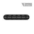 thumbnail image 3 of Essager Cable Organizer Home Office Desktop Phone Keyboard Mouse Cable Holder Adhesive Cord Clip, Black, 3 Slots grey7 grid, 3 of 6