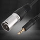 thumbnail image 5 of Cable XLR, Cable de Cable de micrófono de Audio de Conector Macho/Hembra de 3 m con Conector XLR(3.5MM Público) Unbranded XD04390-01, 5 of 7