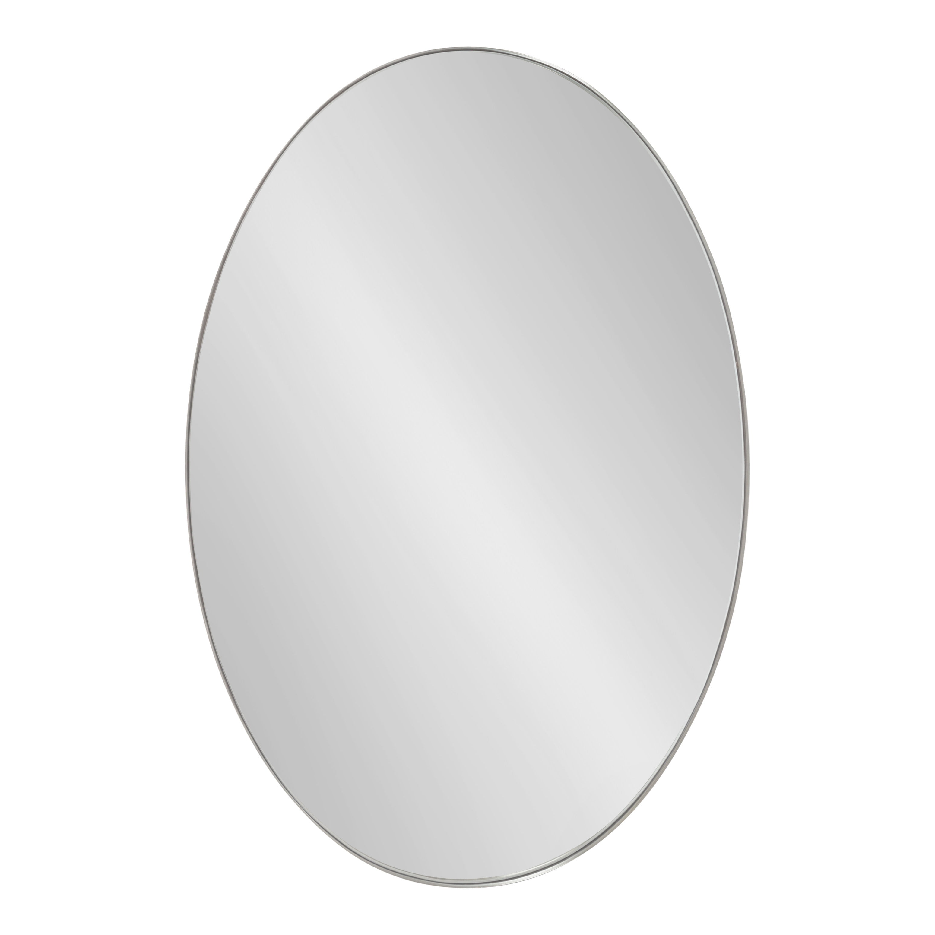 Rollo 30" Oval Silver and Gold Vanity Mirror
