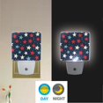 thumbnail image 2 of Yayeee LED Plug in Night Light for The Home with Auto Dusk to Dawn Light Sensors, 2 Pack, Red White Stars, 2 of 6
