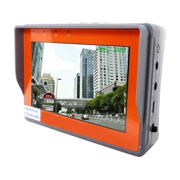 IV7A 4.3Inch HD AHD CCTV Tester Monitor AHD 8MP Analog Camera Testing PTZ UTP Cable Tester 12V1A Output ,Full Features Tester