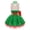 Green, variant on Alvivi Kids Girls Sequins Dance Leotard Dress Christmas Tutu Dancewear 4-16