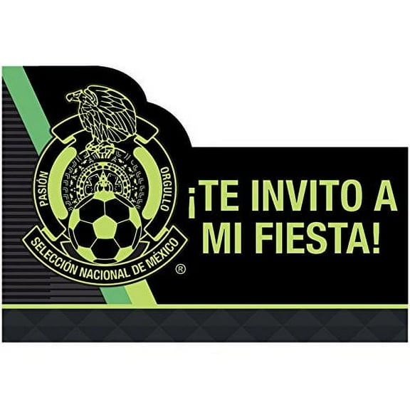 Seleccion Nacional De Mexico Soccer Invitations (8 ct)