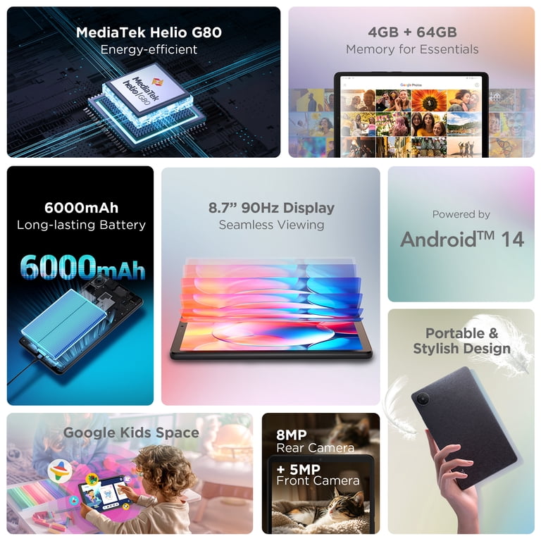TCL TAB 8 Gen2 8.7インチ ブラック TAB 8 Gen2 – TCL North America
