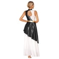 thumbnail image 4 of Vestido de Ballet lírico moderno para mujer, fiesta de graduación, baile, vals, coro de salón, disfraz de adoración litúrgica cristiana de alabanza a la Iglesia, 4 of 5
