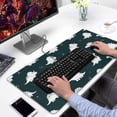 thumbnail image 2 of Long Mouse Pads for Desk,Black Dinosaurs Silhouette Pattern Desk Mats on Top Of Desks, Desk Mouse Pad Extra Large with 3mm Non-Slip Base and Stitched Edge for Gaming,Office,Work,Home 31.5"x15.7", 2 of 6