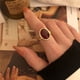 thumbnail image 3 of Anillo de Dedo Abierto, , Anillo Vintage Francés, Anillo para Mujer, 3 of 5