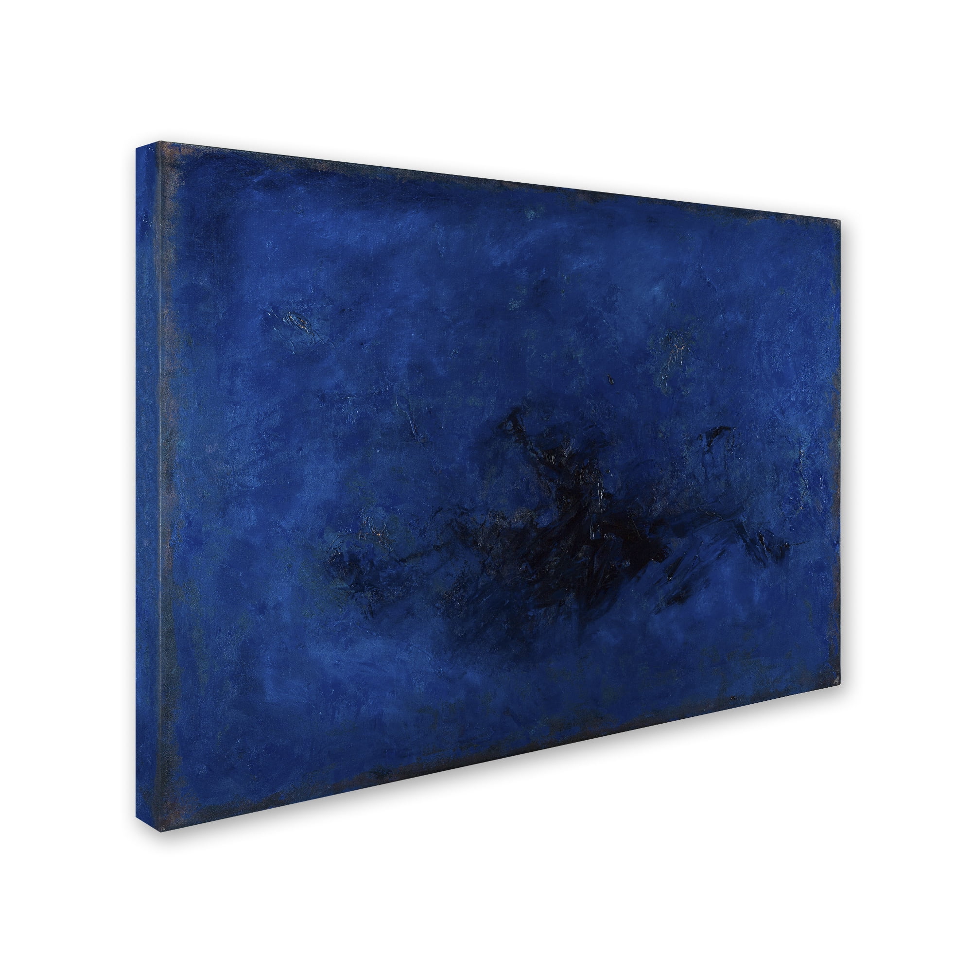 Trademark Fine Art Joarez 'Deep Blue' 14" x 19" Canvas Stretched Art Print (190836233908)
