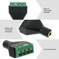 thumbnail image 2 of FRCOLOR Stereo Connector 4pcs 3.5mm Stereo Female Terminal Block Panel Mount Connector Adapter Joint,1.46"X0.91"X0.47", 2 of 5