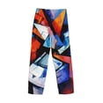 thumbnail image 6 of Balery Abstract Cubist Printer print Men's Pajama Pants,Ultra Lightweight Pjs,Lounge Pant-Large, 6 of 9
