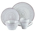thumbnail image 2 of Elama Ocean Breeze 16-Piece Dinnerware Set, Cream, 2 of 5