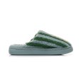 thumbnail image 5 of Domzle Embroidered Womens Mens Slippers Puffy Soft Comfortable Non Slip Slides Winter Indoor Flat Warm House Slippers Green Wide-7.5, 5 of 9