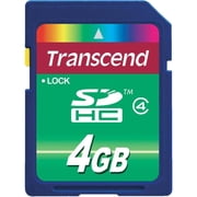 Transcend 4GB Class 4 Secure Digital SDHC Memory Card
