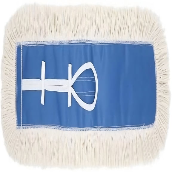 ACDANC 24" Industrial Cotton Dust Mop Head Refill,Dry and Wet,Thick Tufted Replacement Head for Industrial Home Commercial Use,Fits 24 Inch Frame,for Hardwood,Laminate,Concrete
