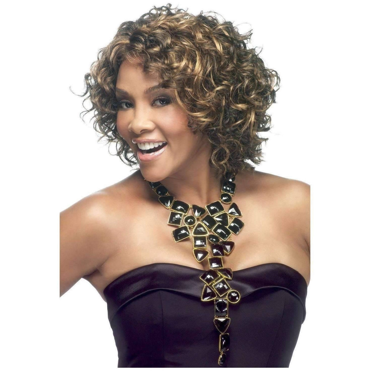 OPRAH-2-V | Synthetic Medium Length Wig (Traditional Cap)
