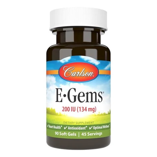 CARLSON LABS E-GEMS 200IU, 90 SOFTGELS