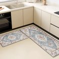 thumbnail image 5 of Kitchen Rugs Sets of 3 Non Slip Washable Kitchen Mats for Floor, Waterproof Kitchen Runner Rug, Floor Mat Carpet for Entryway, Laundry, Sink, Hallway, Bathroom, 5 of 12