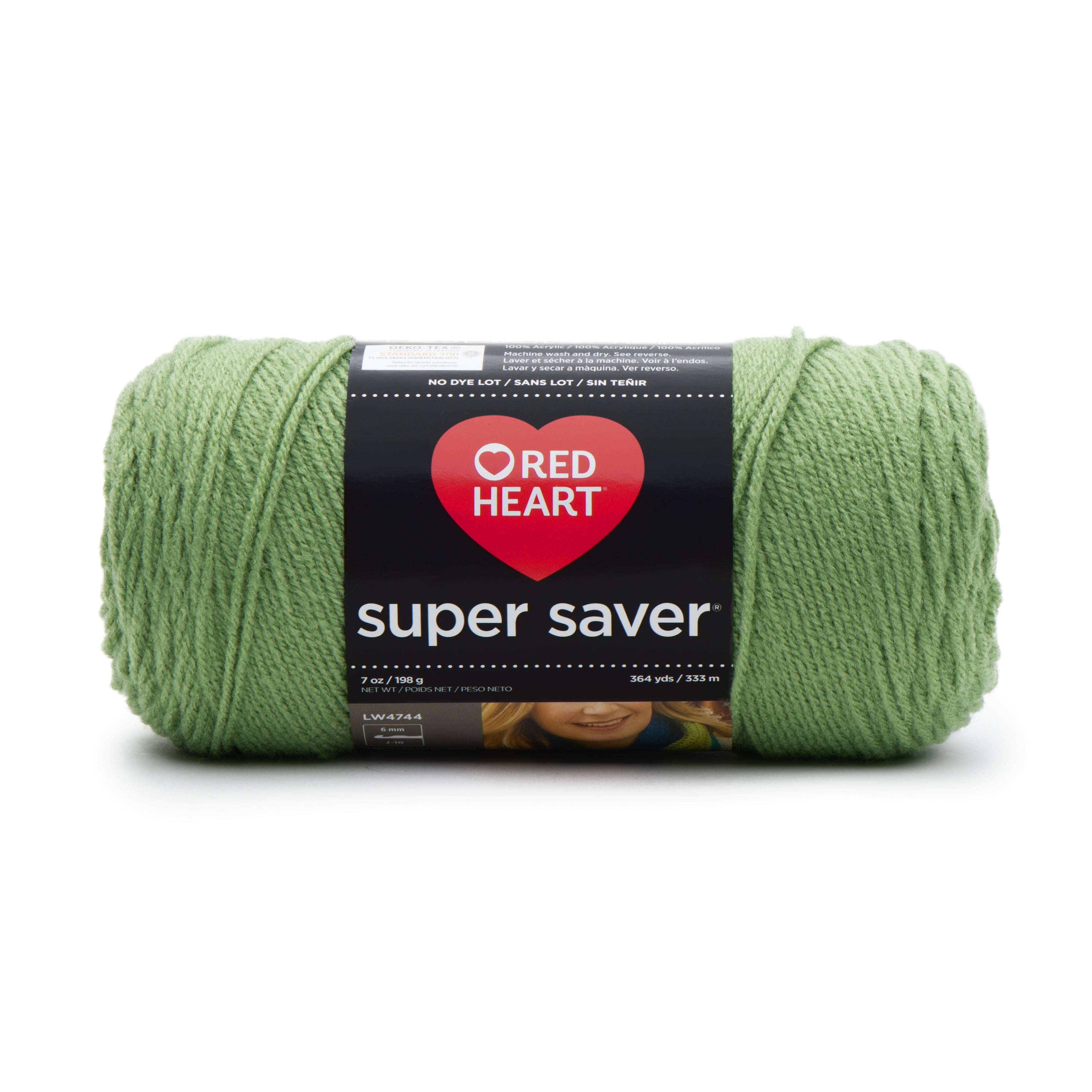 Fil Red Heart® Super Saver®, solide, acrylique #4 moyen, 7oz/198g, 364 yards Fil durable