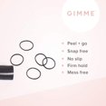 thumbnail image 2 of Cintas para el pelo GIMME Bands elásticas, 320 unidades, transparentes, 2 of 6