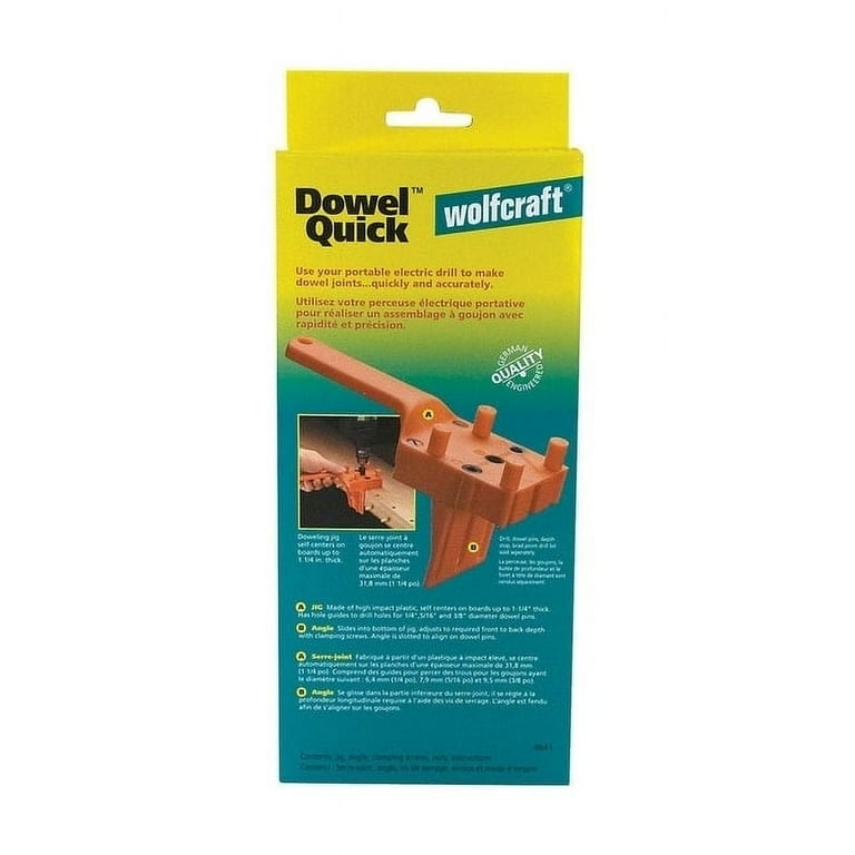 Wolfcraft dowel quick deals