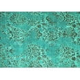 thumbnail image 1 of Ahgly Company Indoor Rectangle Abstract Turquoise Blue Modern Area Rugs, 8' x 12', 1 of 4