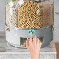 thumbnail image 4 of Gumesh Rotating Rice Storage Container - 6-Compartment Airtight Rice Dispenser with Insect-Proof Seal, 4 of 6