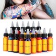 thumbnail image 3 of Botella de 30 ml, 16 colores, tinta pigmentada para maquillaje de tatuajes, tintas profesionales para arte corporal y belleza, 3 of 15