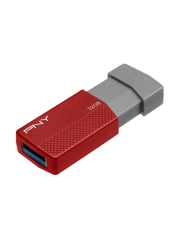 PNY USB 3.0 Flash Drive, 32GB, Assorted Colors, P-FD32GELEDG