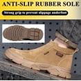 thumbnail image 4 of AUXDIQ Safety Trainers Men Women Steel Toe Cap Work Shoes Comfy Construction Industrial Sneakers, 4 of 6