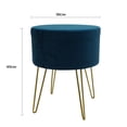 thumbnail image 4 of Taburete Hometrends Azul con Espacio para Almacenamiento, 4 of 4