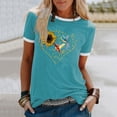 thumbnail image 1 of T-shirt à Manches Courtes à Manches Courtes à Manches Courtes pour Femmes, 1 of 4