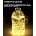 thumbnail image 6 of Wine Bottle Lights, 20 LED Battery Powered 6.6ft Silver Copper Wire Warm-White Fairy Mini String Lights for DIY, Decoration, Party, etc, 6 of 8