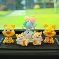 thumbnail image 7 of Ksopiavobs 1 Piece Dragon Statue Tabletop Ornament 2024 Chinese New Year Dragon Shaking Head Mascots for Car Home Desktop Decoration Spring Festival Zodiac Blessing Souvenir Gift (Style 2), 7 of 7