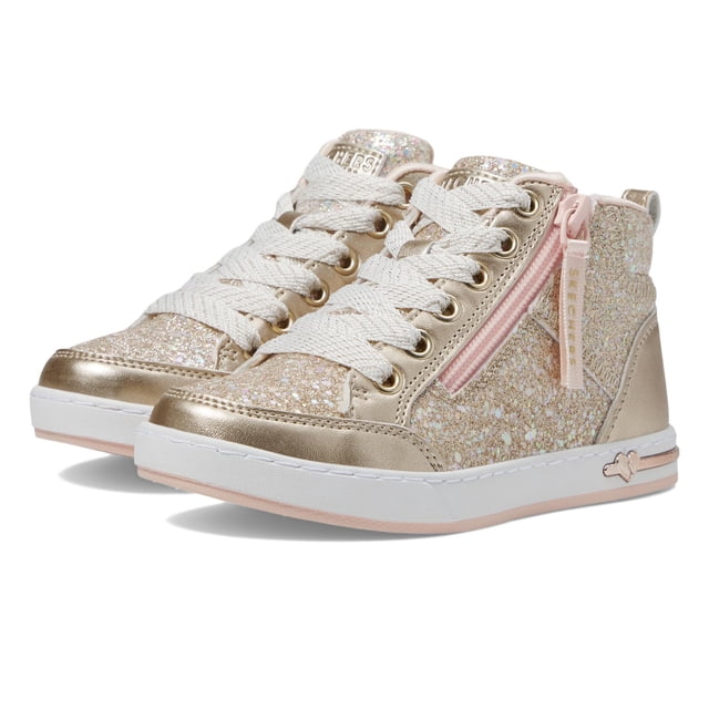 Zapatillas Skechers Shoutouts 2.0 con purpurina para niños y niñas, color dorado