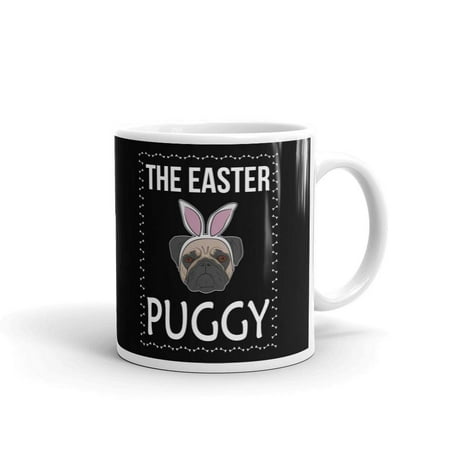 

The Easter Puggy Coffee Tea Ceramic Mug Office Work Cup Gift 15 oz