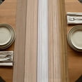 thumbnail image 5 of Table Runners 70 Inches Long Dress Scarves, Brown Wood Grain Farmhouse Coffee/Dining/Kitchen Table Decor, Holiday Table Runner, Country Retro Wooden Plank Farmhouse 13x70 Inch, 5 of 9