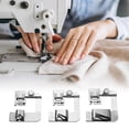 thumbnail image 4 of 3 Sizes Wide Rolled Hem Pressure Foot, 1/2 Inch, 3/4 Inch, 1 Inch for Most Other Low Shank Sewing Machine Clip Sewing, 4 of 5