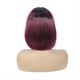 thumbnail image 3 of Peluca de Moda Pelo Corto Color con Raya Media Cabeza Bob Fibra QuíMica Seda de Alta Temperatura Peluca para Mujer Cubierta de Cabeza,D, 3 of 5