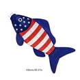 thumbnail image 2 of B Independence Day Fish Windsock With Patriotic Flag Design Weather-Resistant Fabric And Easy Hanging For Backyard Patio And Outdoor Holiday Decoration, 2 of 7
