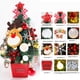 thumbnail image 4 of Mini árbol de Navidad de 50 cm, árbol de Navidad de escritorio con juego de luces, decoración para festivales, escaparate. Pilas no incluidas. Se requieren dos pilas AA. Decoraciones para festivales., 4 of 6