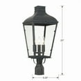 thumbnail image 2 of Crystorama Lighting - Three Light Outdoor Lantern Post - Outdoor Lantern Post -, 2 of 2
