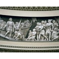 thumbnail image 2 of Highsmith, Carol 14x12 White Modern Wood Framed Museum Art Print Titled - Landing of Columbus frieze in U.S. Capitol dome, Washington, D.C., 2 of 4